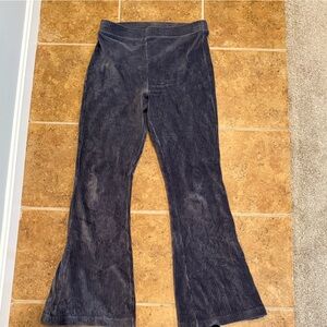 Aerie Women's Corduroy Flare Pants in Dark Blue